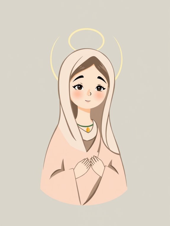 mary s simple halo clipart