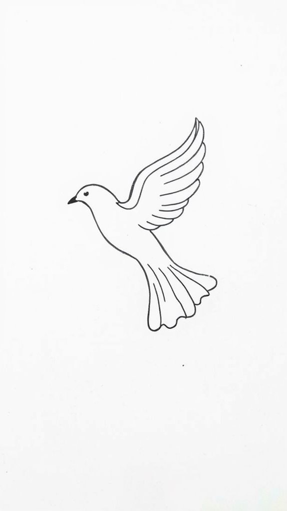 minimalist holy spirit artwork