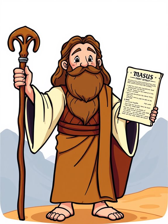 moses illustration graphic design