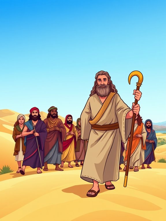 moses leading the israelites