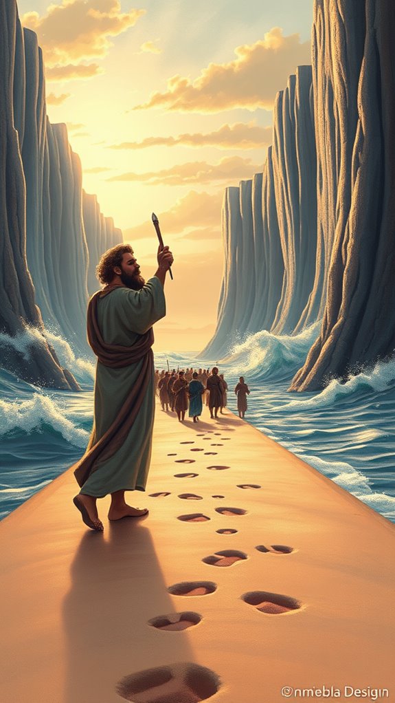 moses parts the red sea