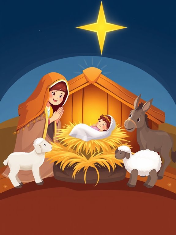 nativity scene baby jesus