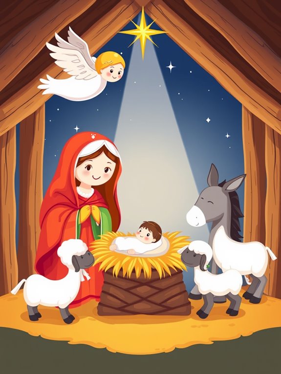 nativity scene clipart image