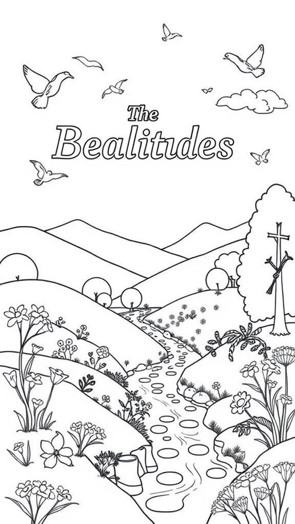 nature inspired coloring activity