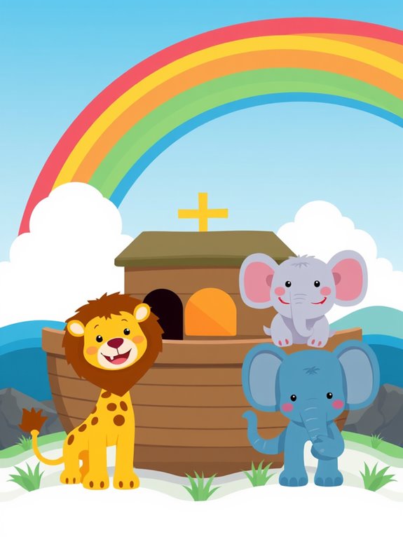 noah s ark animal clipart