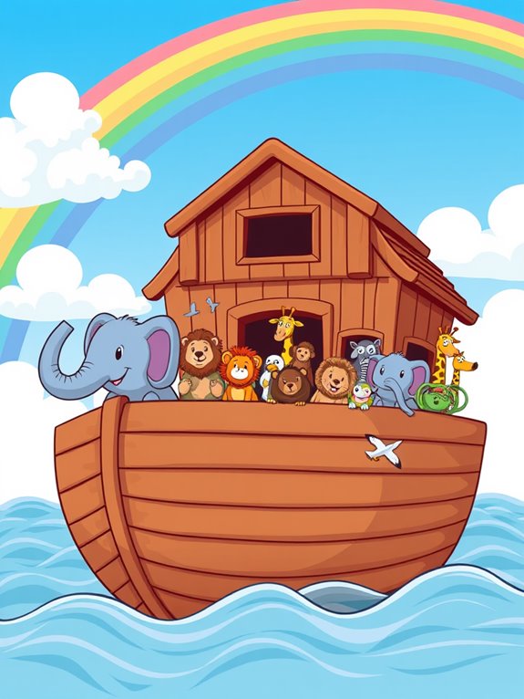 noah s ark illustration graphic