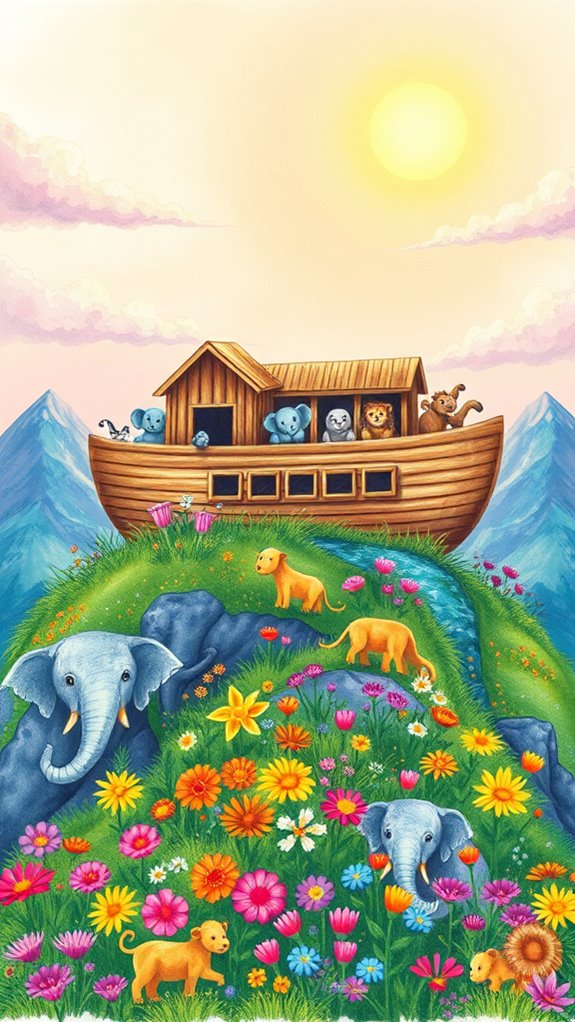 noah s ark on mountain