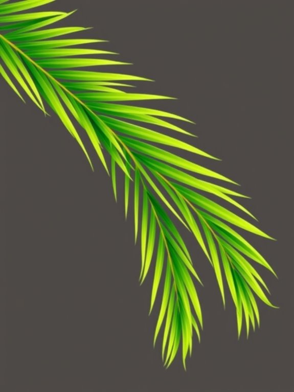 palm branch clipart design