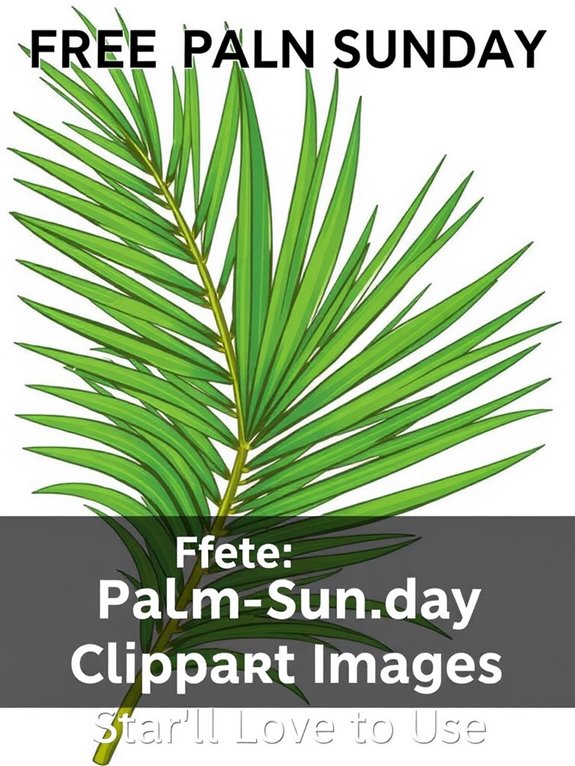 palm leaf clipart design