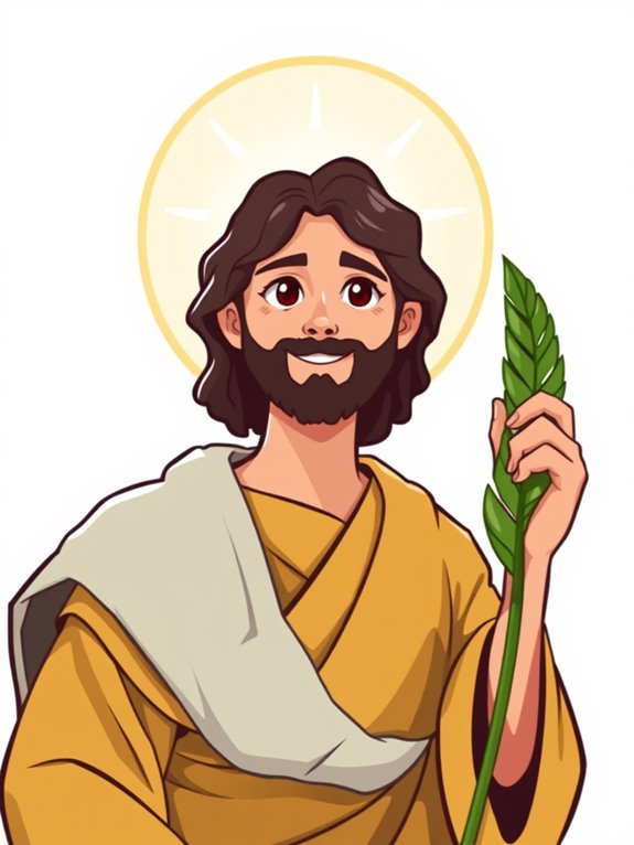 palm leaf disciple illustration