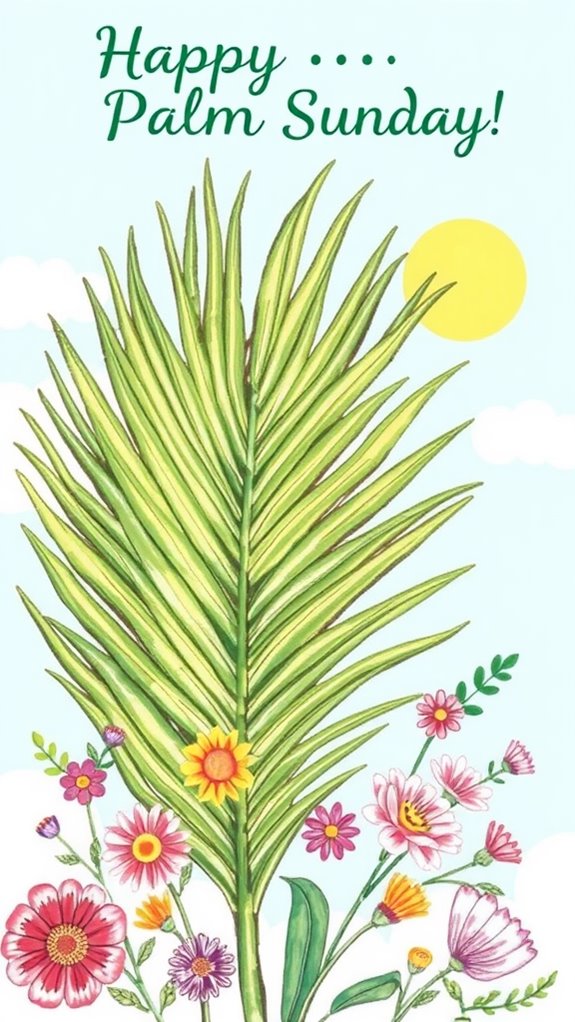 palm sunday banner art