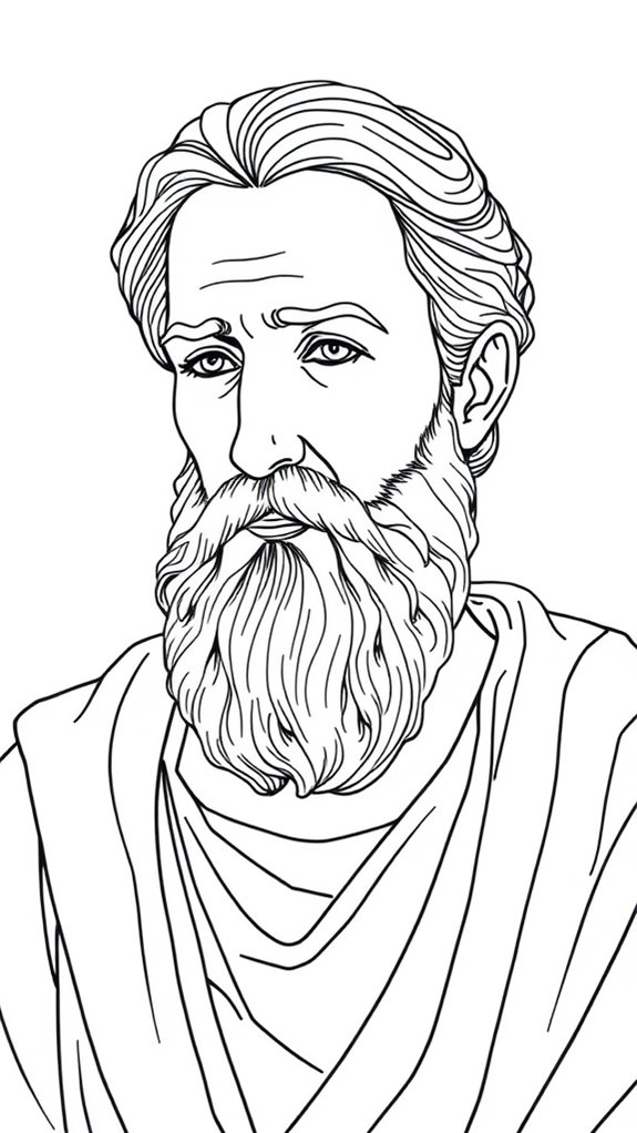 paul the apostle drawing