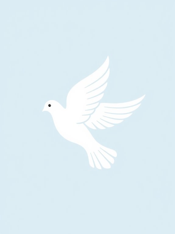 peaceful dove clipart image