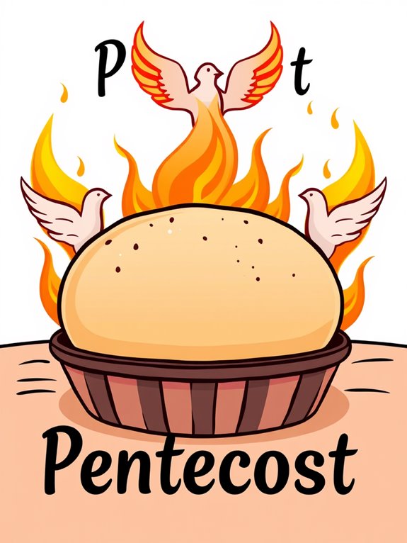 pentecost bread clipart image