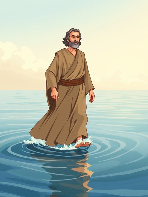 peter walks on water