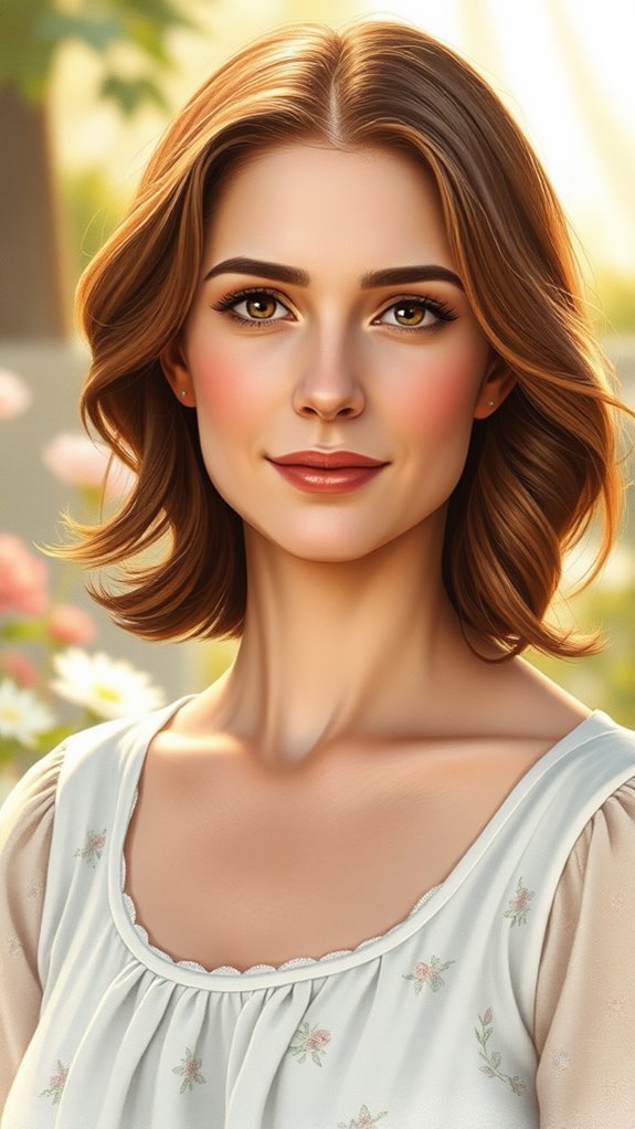 portrait of realistic ruth