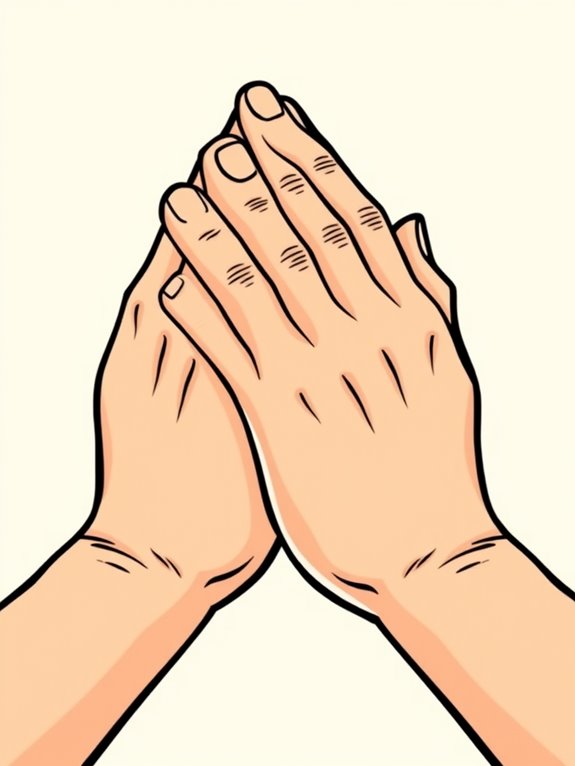 prayer hands clipart image