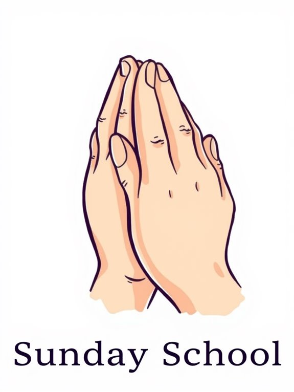 prayer hands clipart image