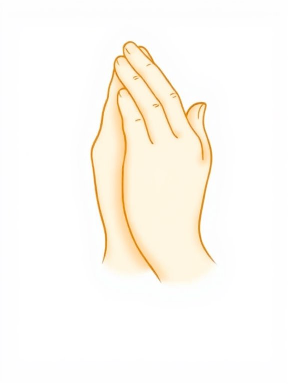 praying hands clipart image