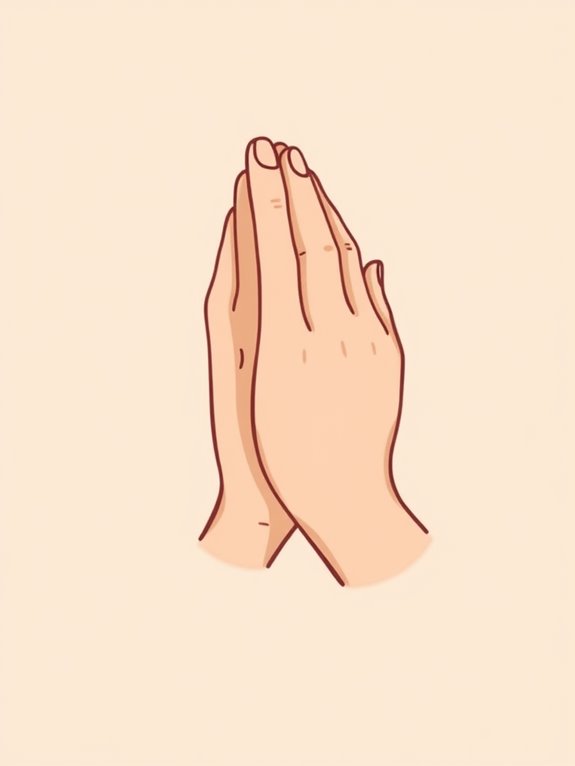 praying hands clipart image