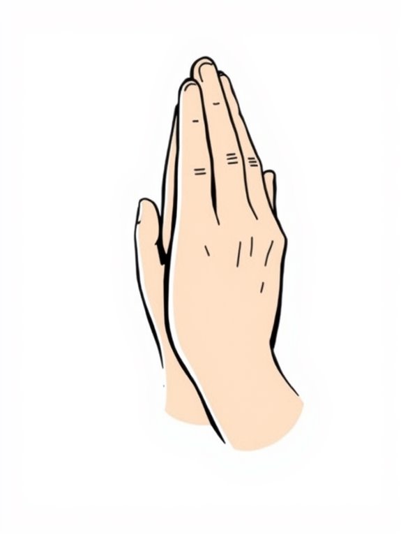 praying hands clipart image