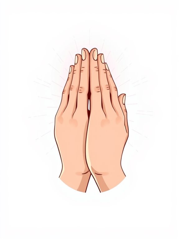 praying hands clipart image