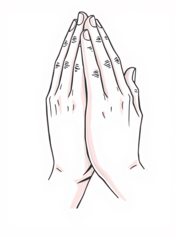 praying hands clipart image