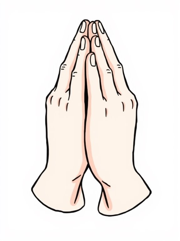 praying hands clipart image