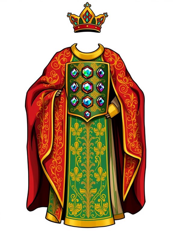 priestly garments illustration clipart