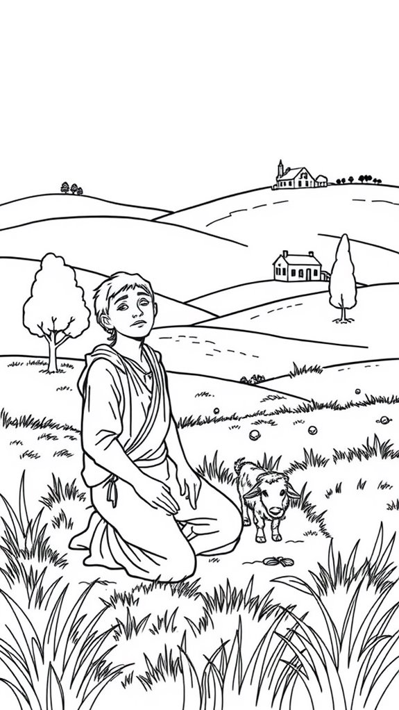 prodigal son coloring page