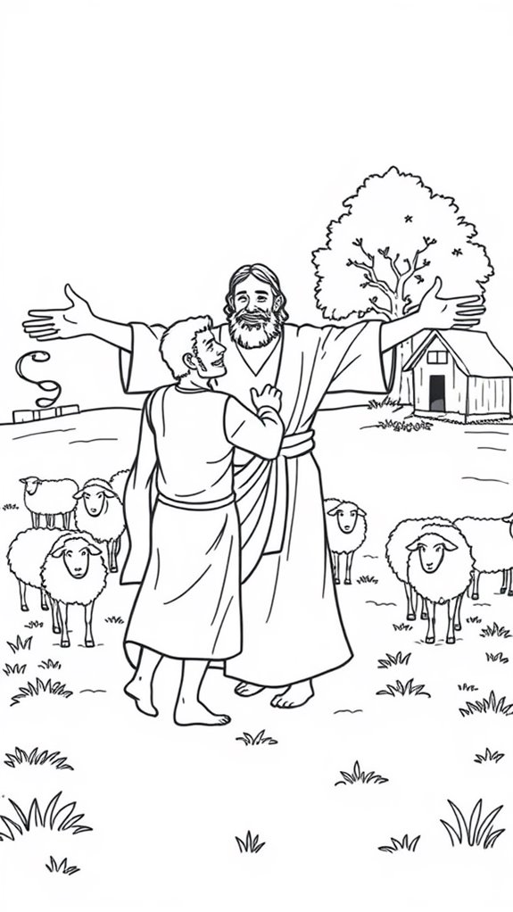 prodigal son coloring page