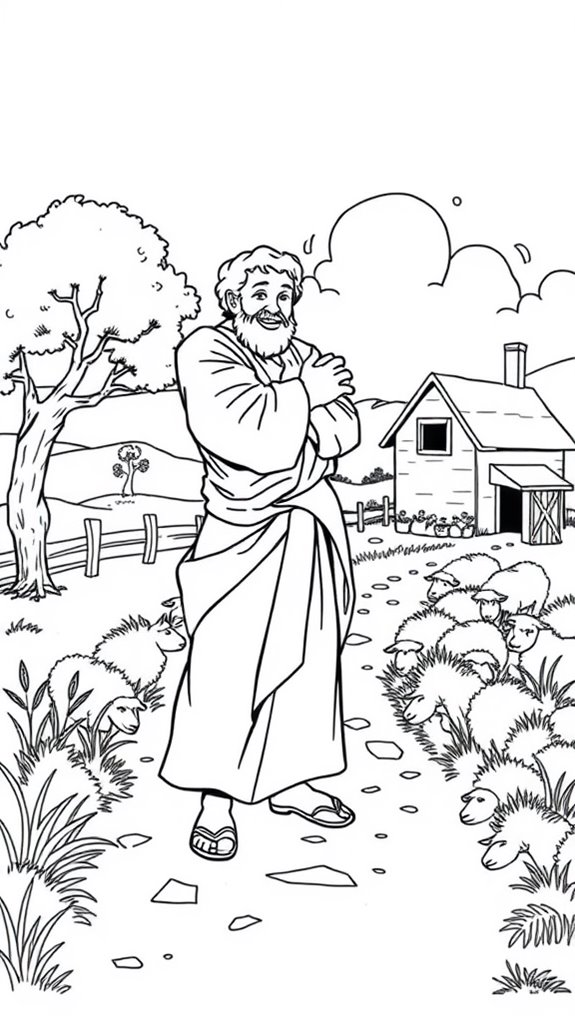 prodigal son coloring page