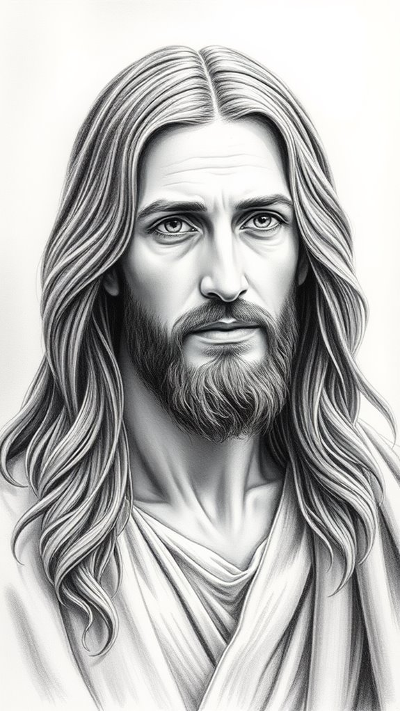 realistic portrait of jesus