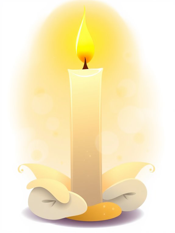 resurrection candle clipart image