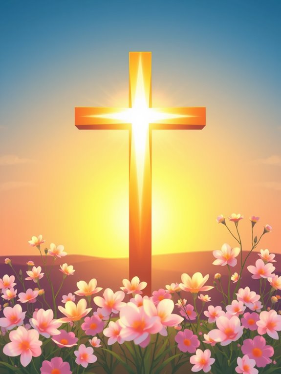 resurrection light clipart design