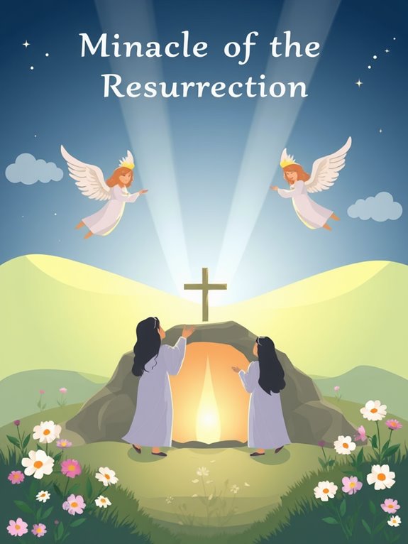 resurrection themed clipart image