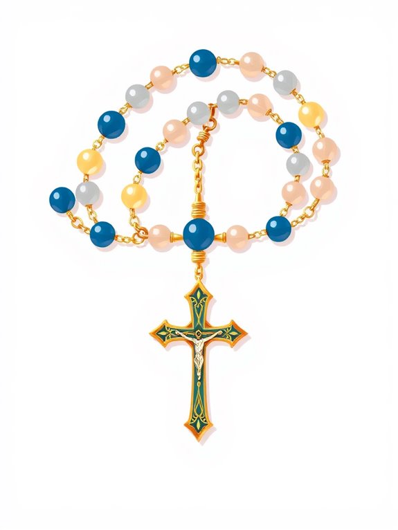 rosary illustration graphic design