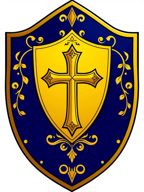 saints shield clipart design