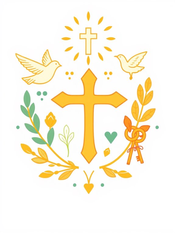 saints symbol clipart design