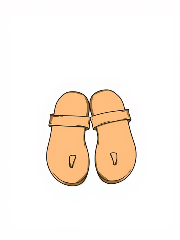 sandal graphic illustration design