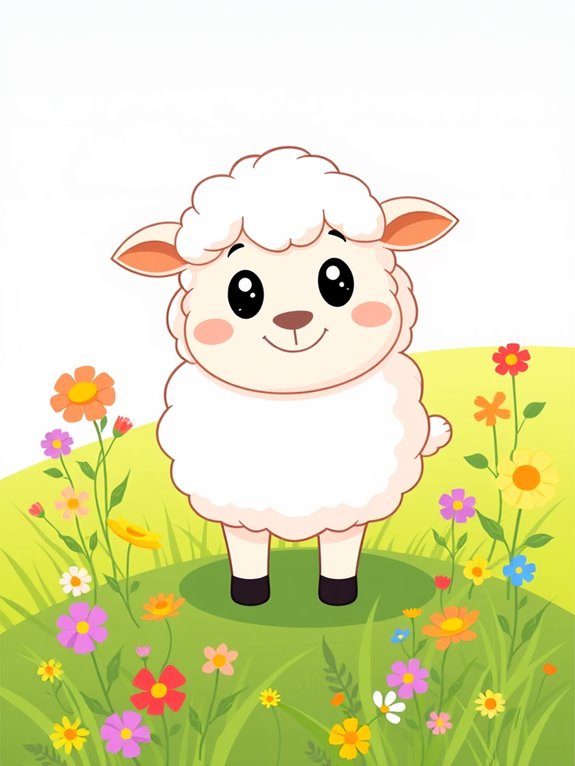 sheep illustration graphic design