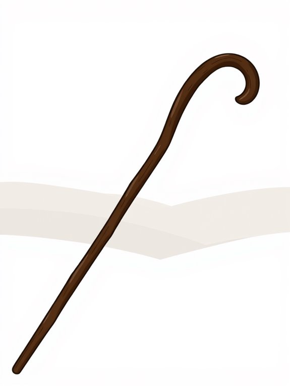 shepherd s staff clipart design