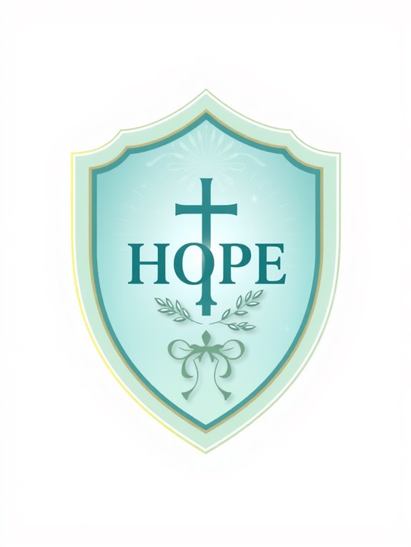 shield with hope symbol