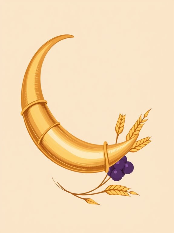 shofar horn biblical clipart