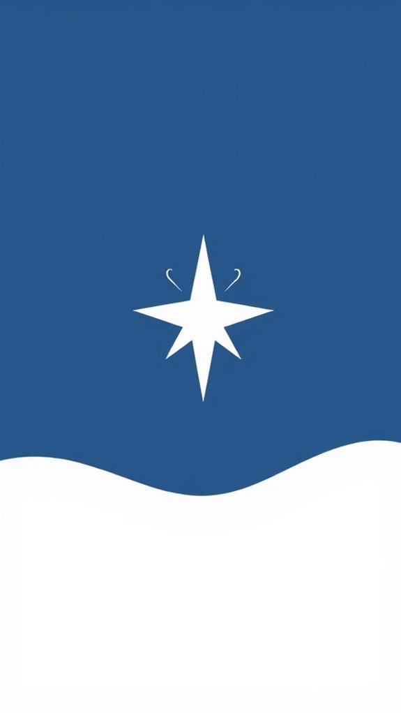 simple bethlehem star illustration