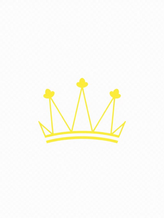 simple crown illustration design