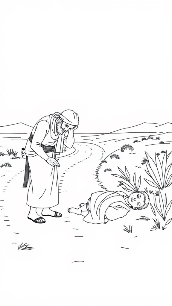 simple good samaritan illustration