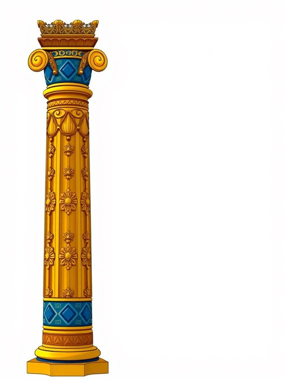 solomon s temple architectural pillar