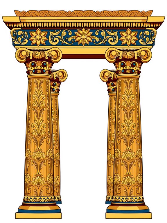 solomon s temple decorative clipart