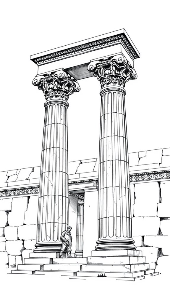 solomon s temple drawing details